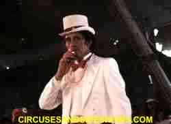 Franzen Bros Circus ringmaster