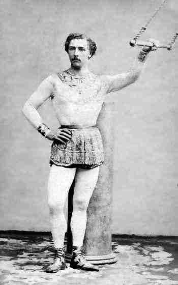 Trapeze perfomer Jules Leotard