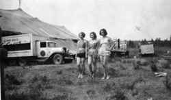 Lewis Bros Circus backtard