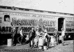 Barnum and Bailey billing crew