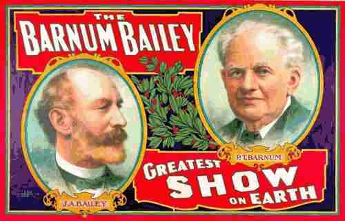 Barnum and Bailey Circus Poster