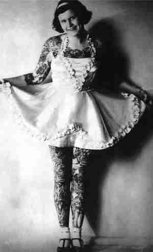 Tattooed Lady Betty Broadbent