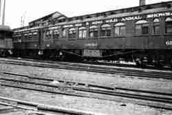 Christy Bros Circus train