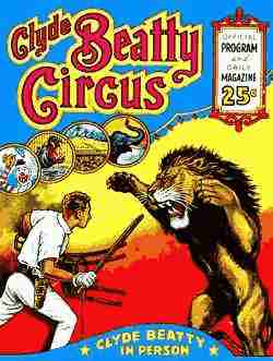 Clyde Beatty Circus Poster