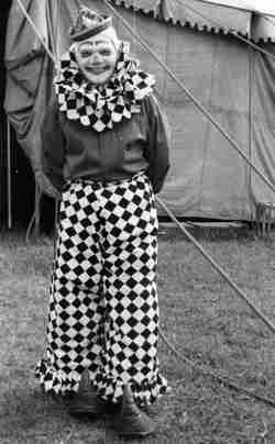 Cristiani Bros. Circus clown