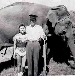 Circus animal trainer Fred Logan