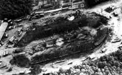 Hartford Fire Aerial View