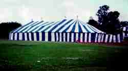 Hendricks Bros Circus big top on lot