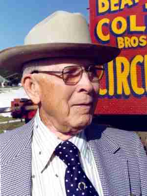 Arnold Maley with Clyde Beatty Colebros Circus