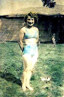 Circus performer Mickey King