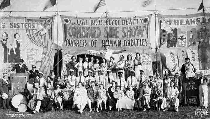 Clyde Beatty Sideshow