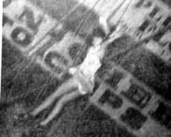 Janna Wallenda drops to net